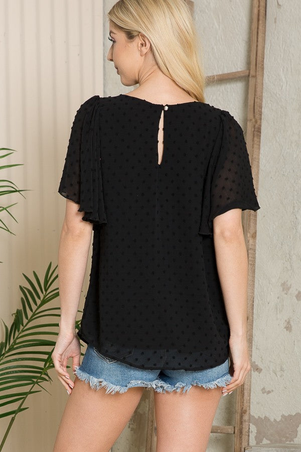 Swiss Dot Blouse