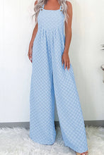 Load image into Gallery viewer, CHECK OFF ALL THE BOXES BEAU BLUE JUMPSUIT **SHIPPING EXPECTED TO BEGIN ON DATE 3/5**