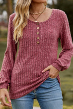 Load image into Gallery viewer, AUTUMN BREAKING MINERAL RED BRUSHED LONG SLEEVE SHIRT **SHIPPING EXPECTED TO BEGIN ON DATE 10/28**