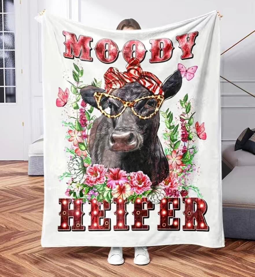 Moody Heifer 60x50