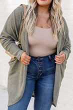 Load image into Gallery viewer, PLUS SIZE CITY STREETS SEAGRASS CARDIGAN **SHIPPING EXPECTED TO BEGIN ON DATE 11/15**