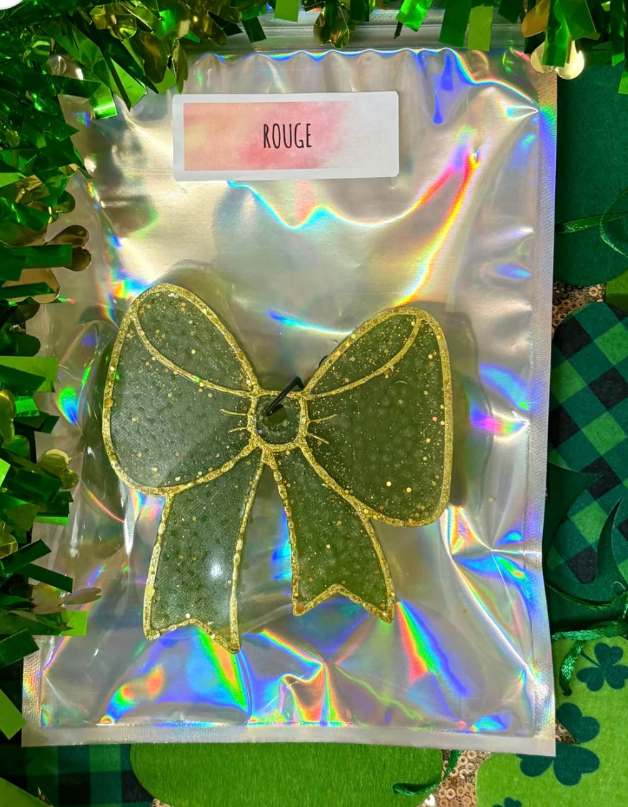 Shamrock Bow Car Freshie