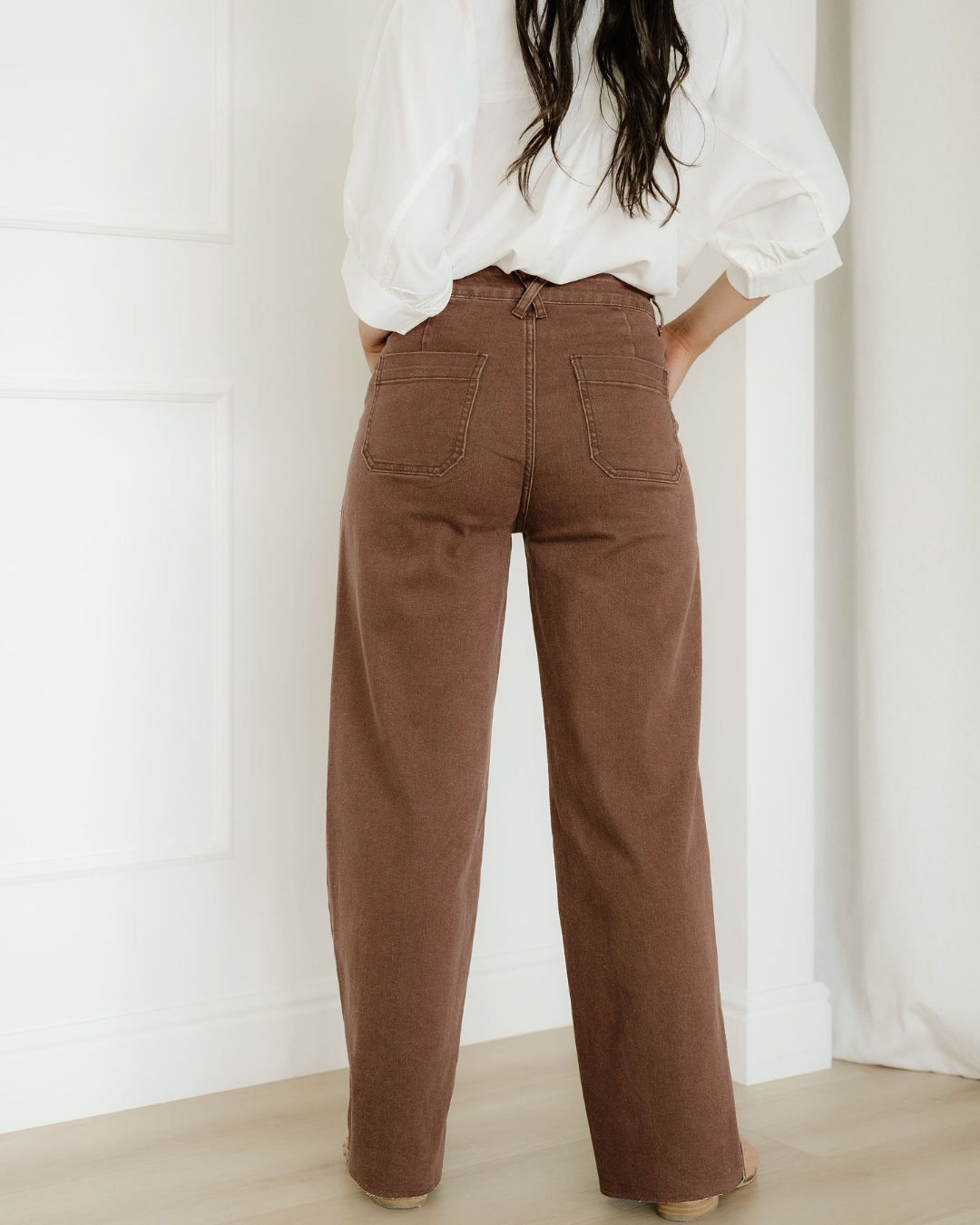 Rylan Retro Washed Patch Pocket Loose Jeans Indie & Co.