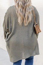 Load image into Gallery viewer, PLUS SIZE CITY STREETS SEAGRASS CARDIGAN **SHIPPING EXPECTED TO BEGIN ON DATE 11/15**