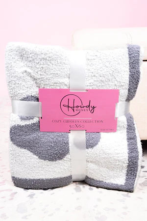 COZY CUDDLES EVIE PAW PRINT BLANKET