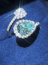 Load image into Gallery viewer, 2 Carat Moissanite 925 Sterling Silver Bypass Ring