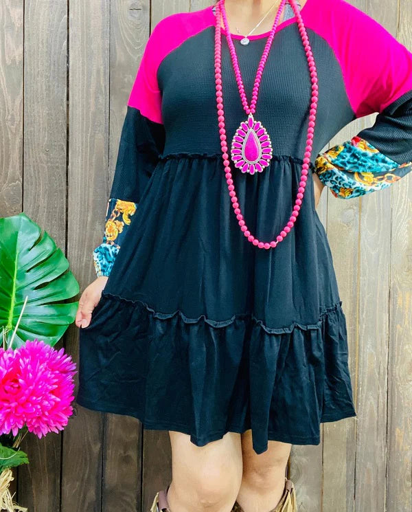 Floral Printed Lantern Sleeve BQ13861 Lady charmonline