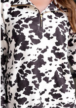 Load image into Gallery viewer, Everyday Pullover- Chocolate Cowhide Couture