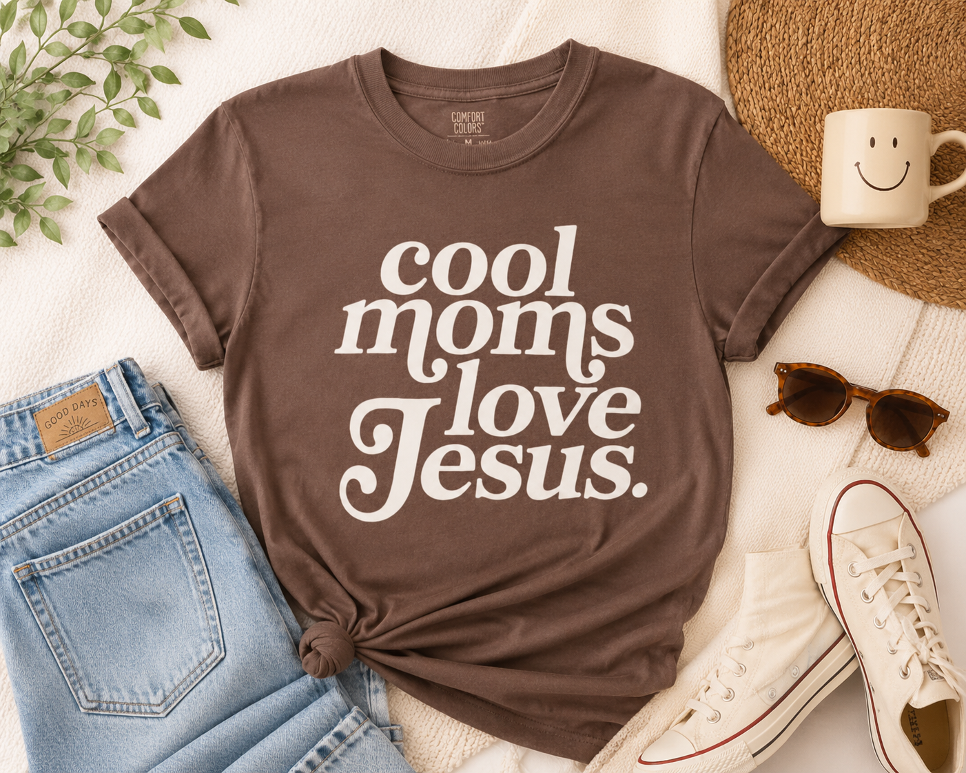 Cool Moms Love Jesus Tee