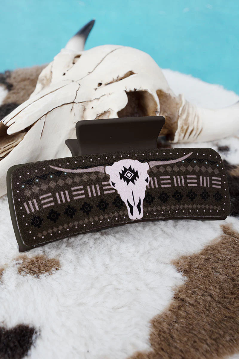 Echo Steer Skull Hair Claw