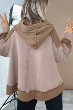 Load image into Gallery viewer, HARVEST HUES WAFFLE PATCHWORK HOODIE **SHIPPING EXPECTED TO BEGIN ON DATE 10/29**