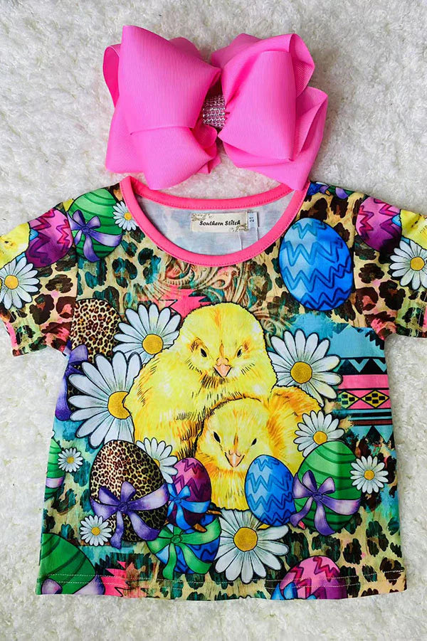 Leopard Easter Eggs Tee
