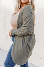 Load image into Gallery viewer, PLUS SIZE CITY STREETS SEAGRASS CARDIGAN **SHIPPING EXPECTED TO BEGIN ON DATE 11/15**