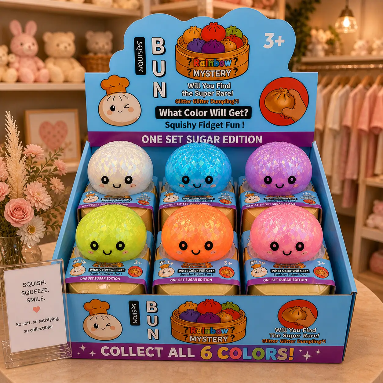 Mystery Ribbon Bun Squishies Exclusive 8.5 Cm