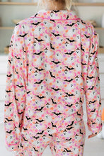 Load image into Gallery viewer, BOO-TANICAL DREAMS BUTTON TOP AND PANTS PAJAMA SET **SHIPPING EXPECTED TO BEGIN ON DATE 9/7**