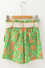 Load image into Gallery viewer, Green and Orange Floral Shorts May.