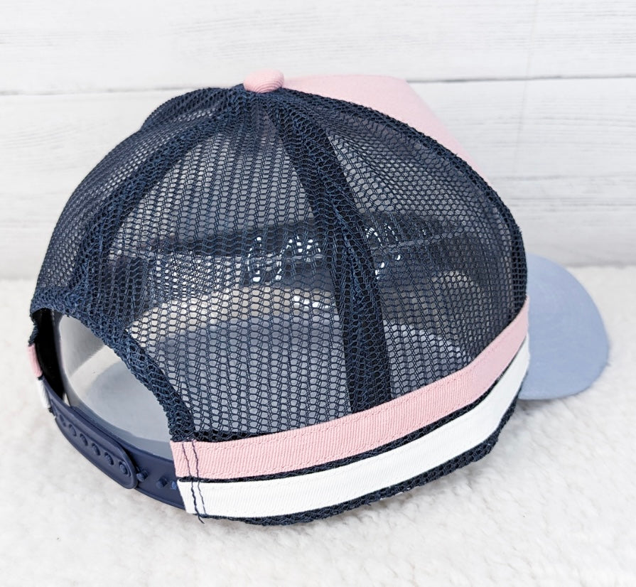 Mama Pink & Navy Trucker Style Hat