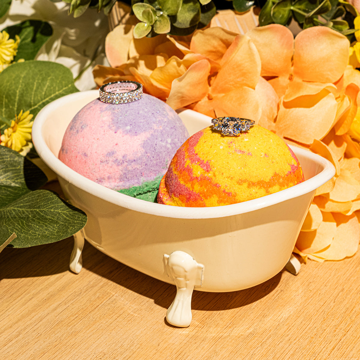 Sun Kissed Garden 10oz Mystery Jewelry Bath Bomb