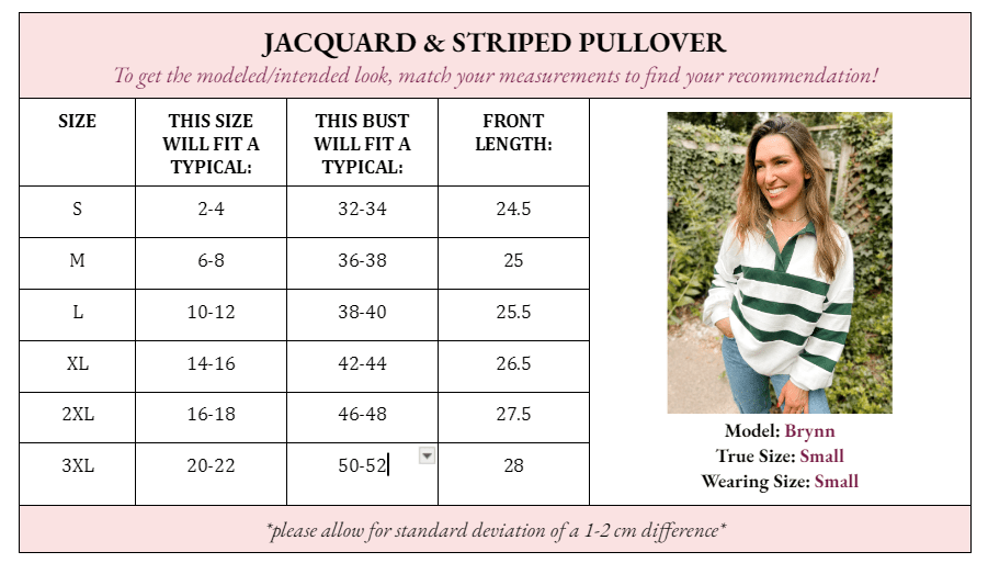 Jordan Jacquard & Striped Pullover Girl Code Couture