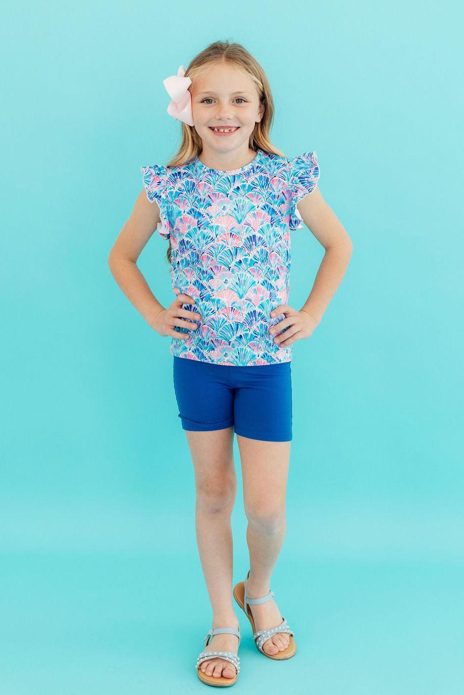 Seaside Shells S/S Ruffle Tee Mila & Rose ®