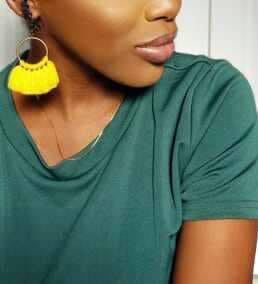 Tassel fan earrings RTS