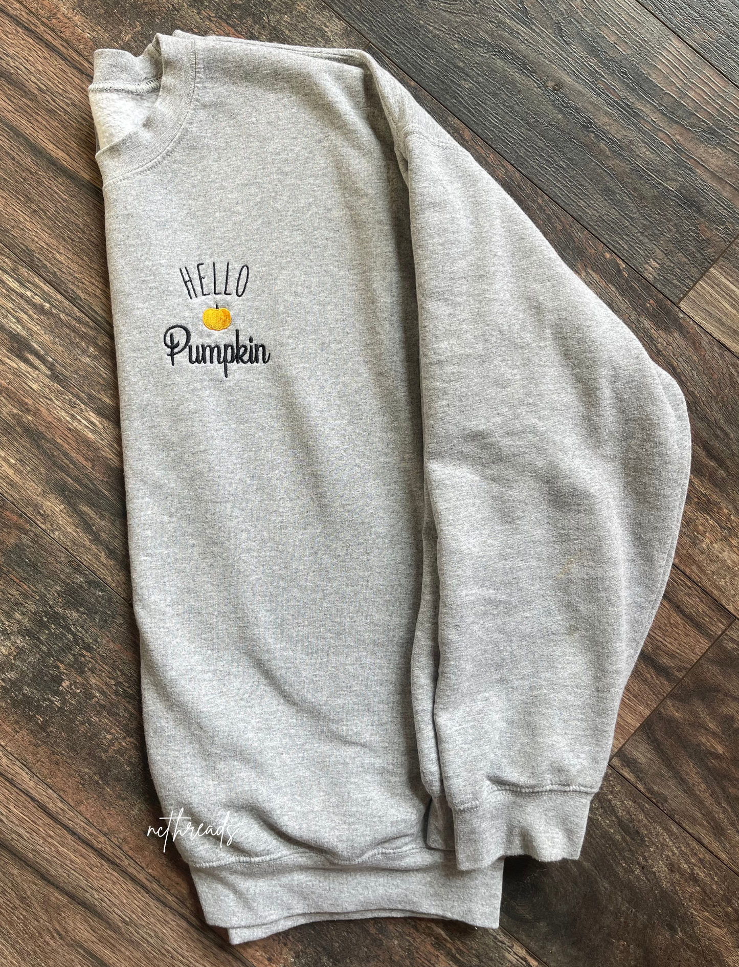 Hello Pumpkin-Embroidered PRE-ORDER