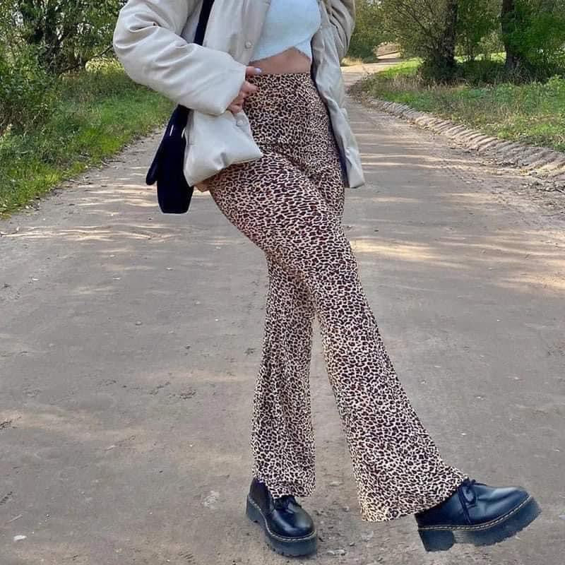 RTS Cheetah Flare Jogger Pants