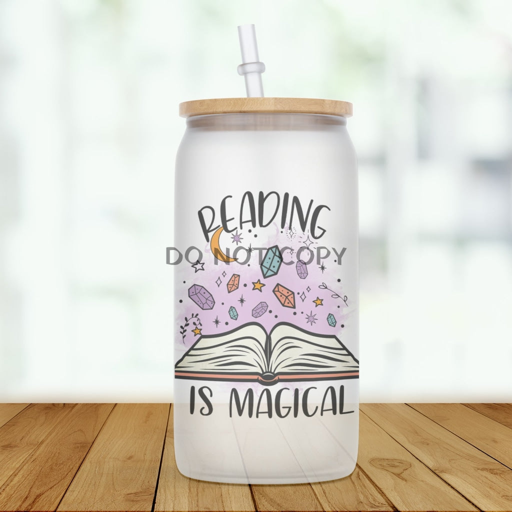 Reading Is Magical Glass Can