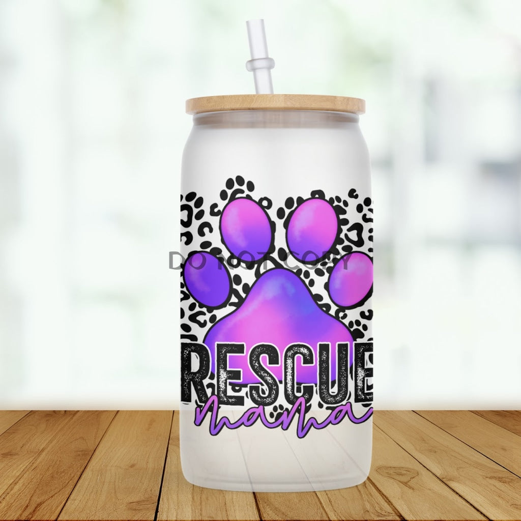 Rescue Mama Glass Can