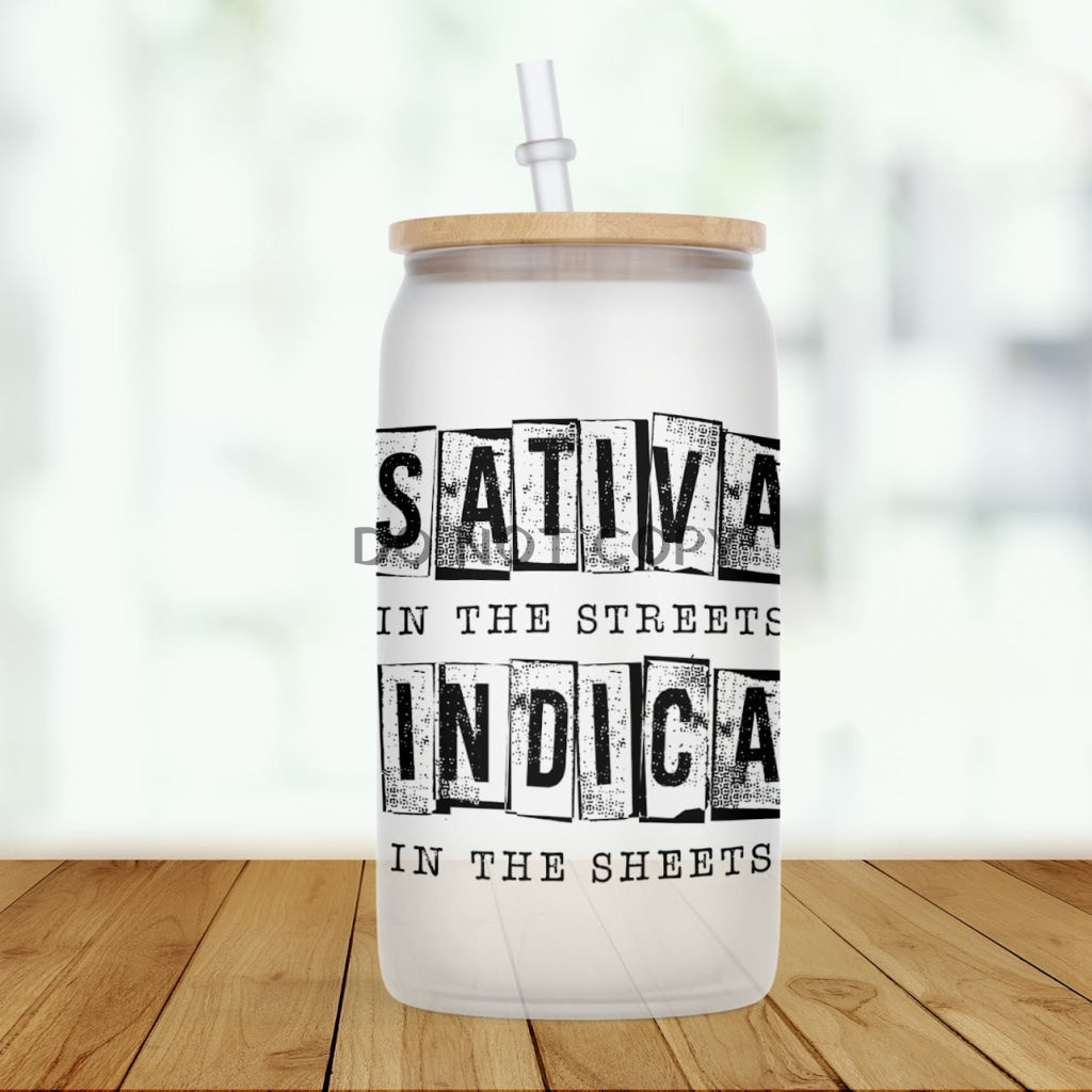 Sativa In The Streets Glass Can
