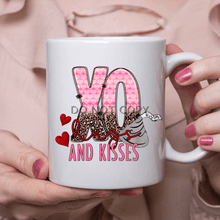 Load image into Gallery viewer, Xo Hugs & Kisses Ceramic Mug 11Oz Mug