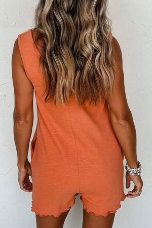 ORANGE ROMPER
