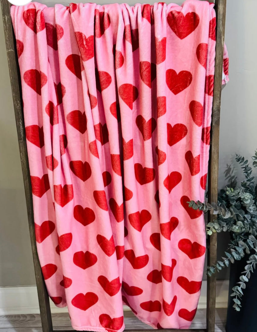 Checkered Heart Blankets