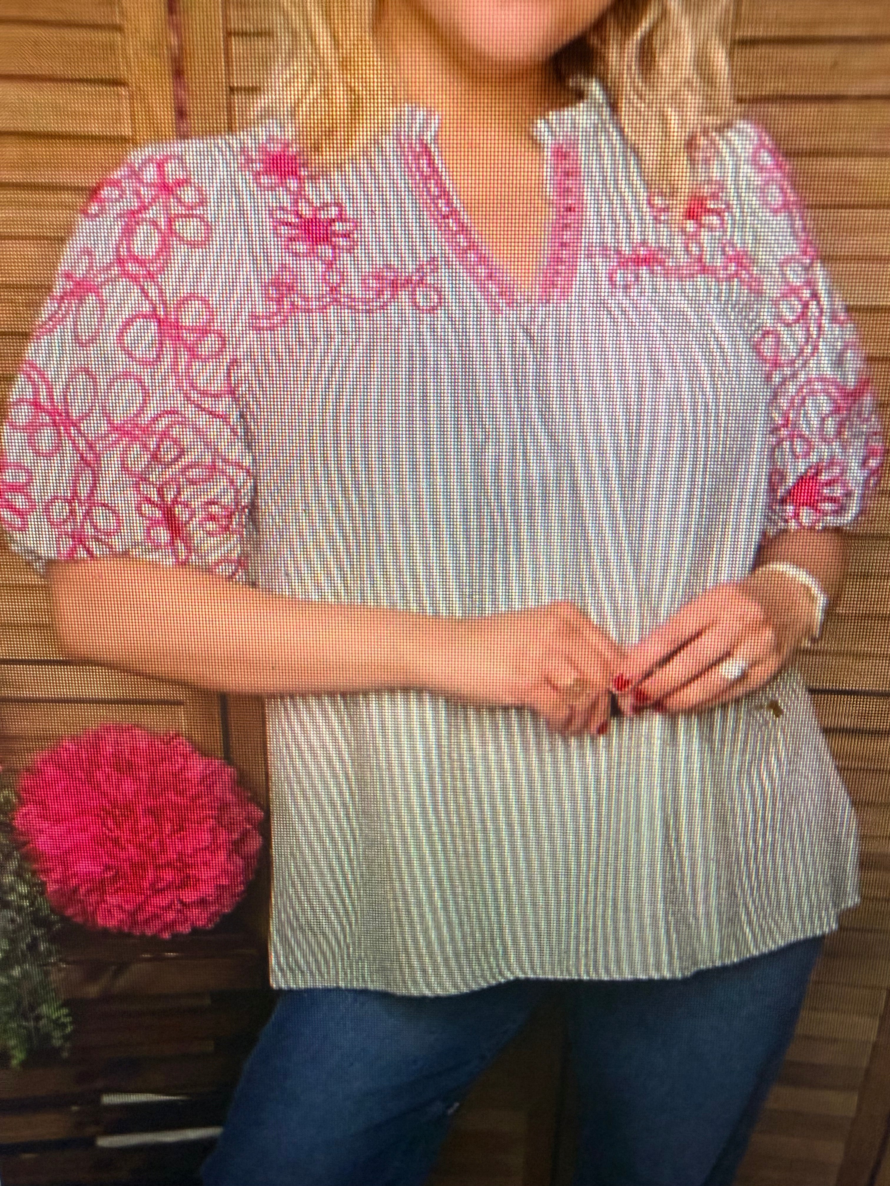 Embroidery Baby Doll Top SS