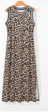 Load image into Gallery viewer, Leopard Sleeveless Maxi Dress
