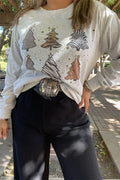 Christmas Tree Printed Top