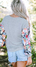 Load image into Gallery viewer, Printed V-Neck Long Sleeve Blouse
