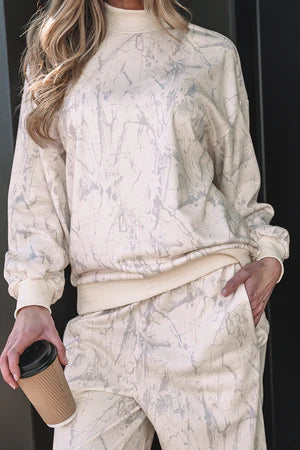 PINE RIDGE KHAKI PULLOVER AND JOGGER SET