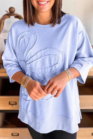 DAISY DREAMER BEAU BLUE TUNIC TOP **SHIPPING EXPECTED TO BEGIN ON DATE 5/12**