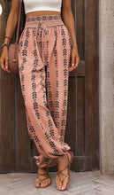 Load image into Gallery viewer, Tied Printed High Waist Pants
