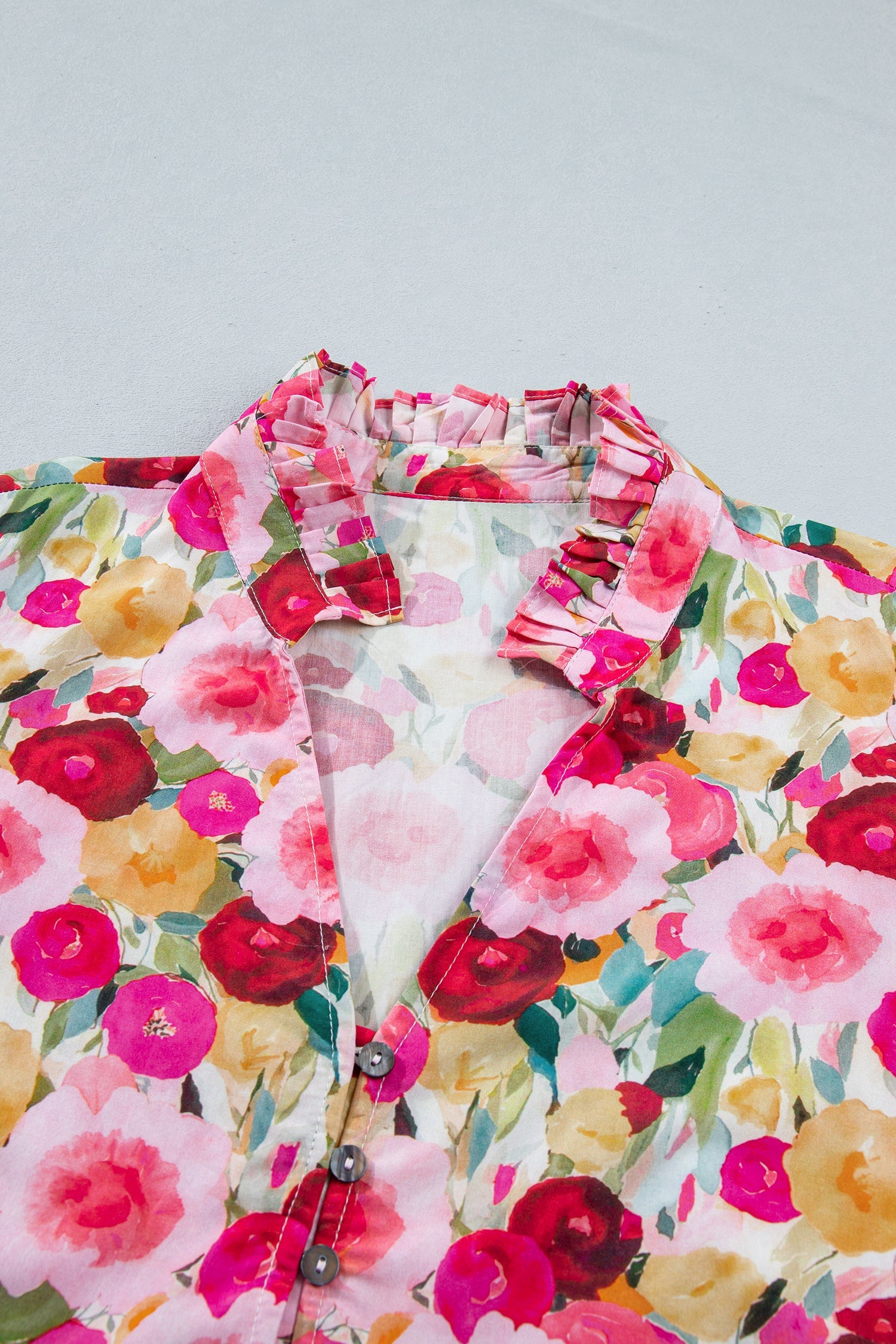 Oaklynn Puff Short Sleeve PLUS Top Threaded Pear