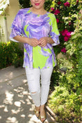 Purple Green Top