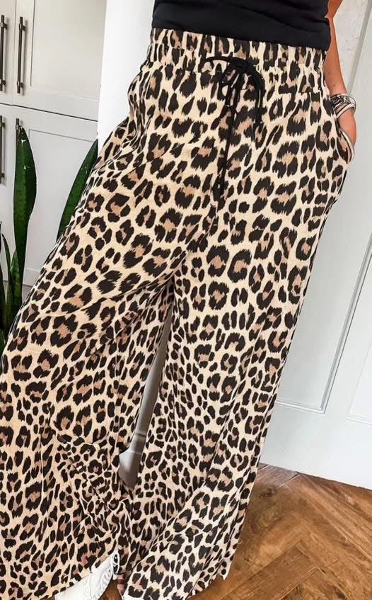 Leopard Casual Pants