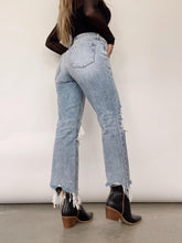 Load image into Gallery viewer, High Waist Straight Leg Jeans
