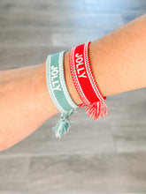 Load image into Gallery viewer, &quot;Jolly&quot; Woven Christmas Bracelets
