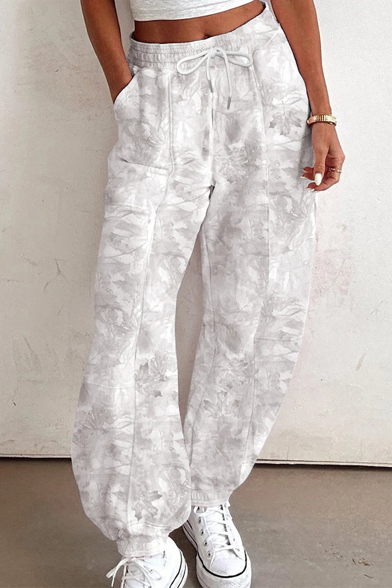MOUNTAIN BOUND BEIGE BAGGY JOGGERS