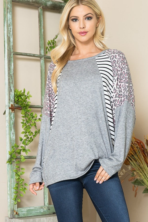 Oversized Dolman Sleeve Tunic