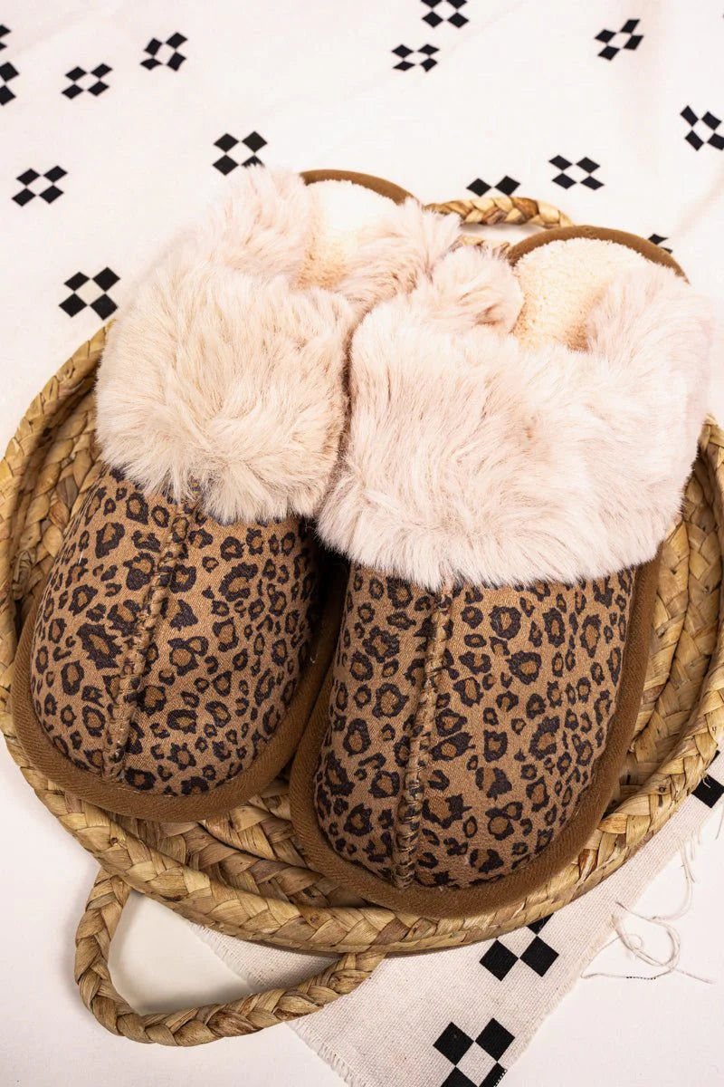 Leopard Slippers