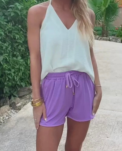 Solid Lavender Everyday Shorts (Preorder)