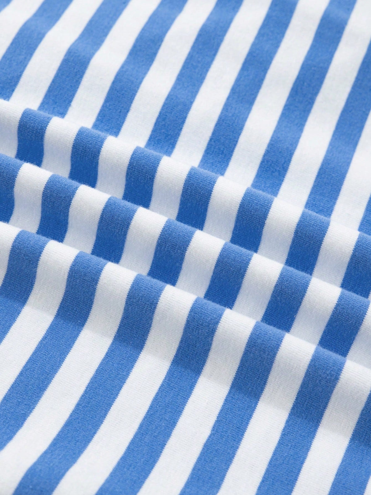 Cotton Stripe Nautical Tie Contrast Trim Round Neck T Shirt Mini Dress